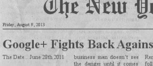 Google+ Fights Back Against Facebook Google+ Fights Back Against Facebook